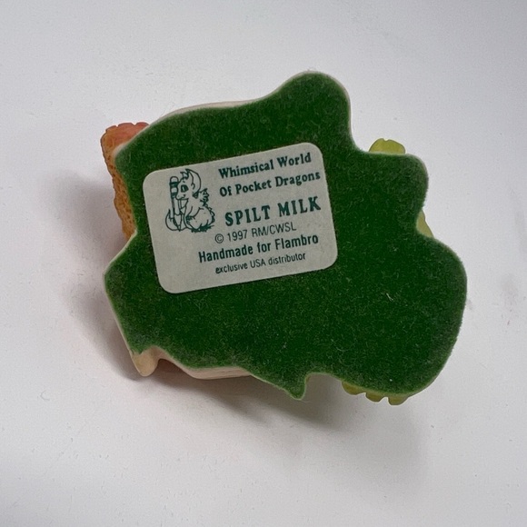 NWOB Whimsical World Of Pocket Dragons “SPILT MILK” By Real Musgrave - Picture 2 of 6